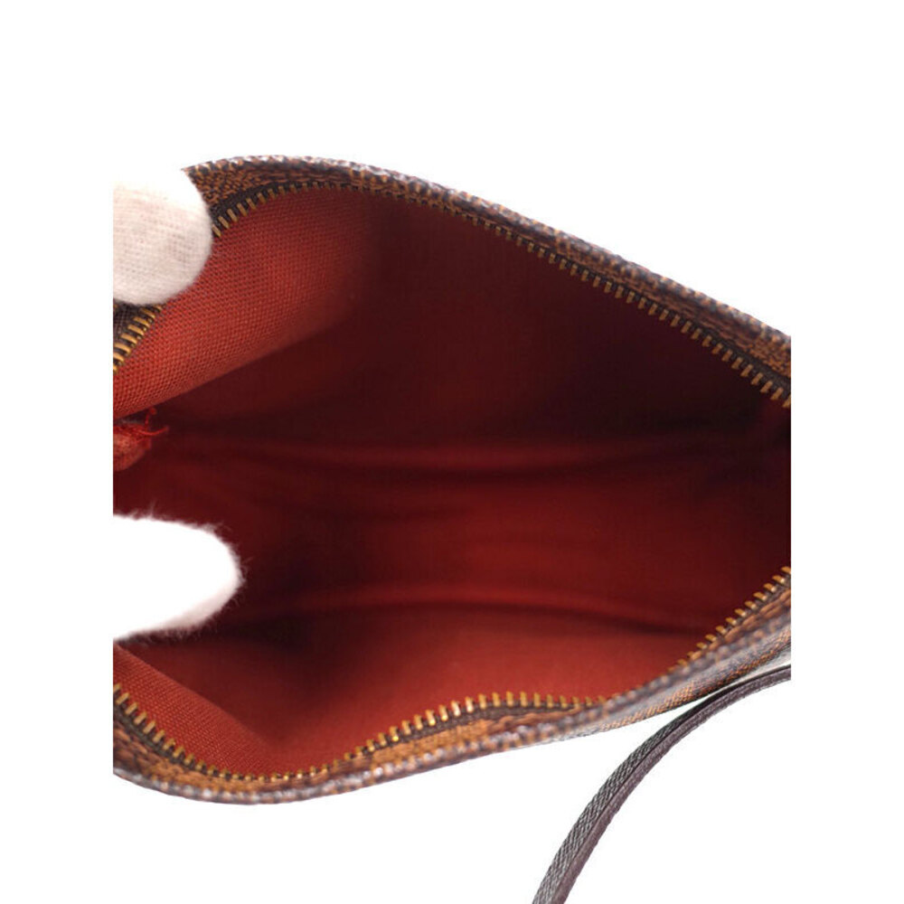 Louis Vuitton Damier Ebene Brown Truth Makeup Accessory Clutch Bag - Picture 3 of 9